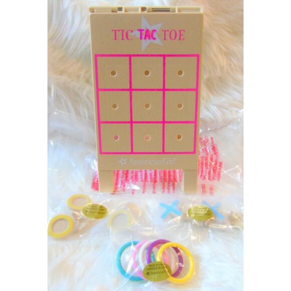 NEW 12pc American Girl Doll 2 in 1 TIC TAC TOE & RING TOSS GAMES Toy Accessories - Picture 7 of 10